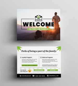 Welcome Card for first time customers  | Grafik-Design von JK18