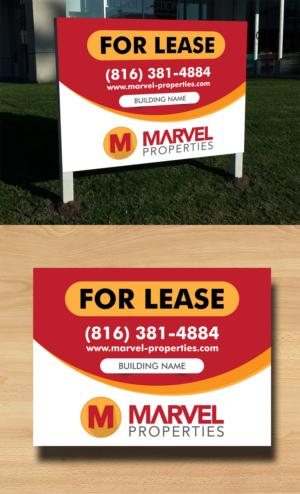 For Lease sign for Property management company in Kansas City | Schilder-Design von ecorokerz