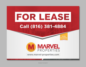 For Lease sign for Property management company in Kansas City | Schilder-Design von D Creative