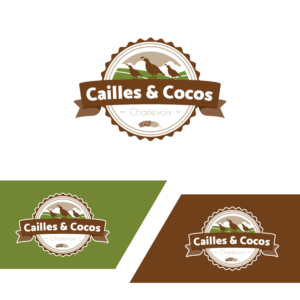 Cailles & Cocos | Logo Design by Gabriel T. Marques