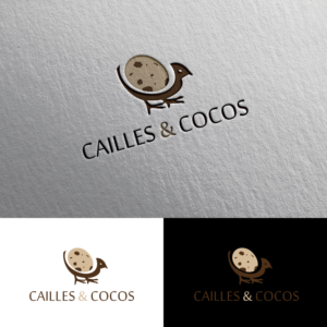 Cailles & Cocos | Logo Design by Rii