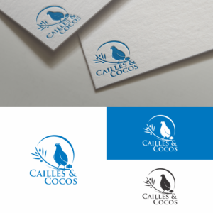 Cailles & Cocos | Logo Design by Cah RE 2