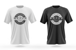 Red White and Brave tee shirt design | T-shirt Design by Risallah