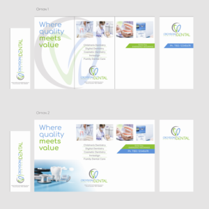 External Window Signage Design - Dentist | Schilder-Design von avi's