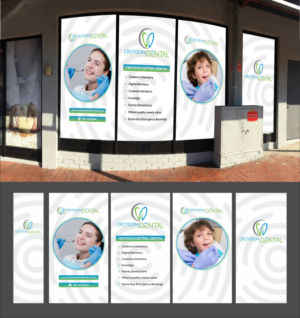 External Window Signage Design - Dentist | Schilder-Design von Dave Paresh