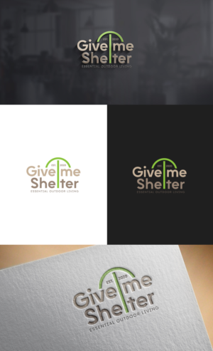 Give me Shelter, Essential outdoor living, EST 2020 | Logo Design by GLDesigns