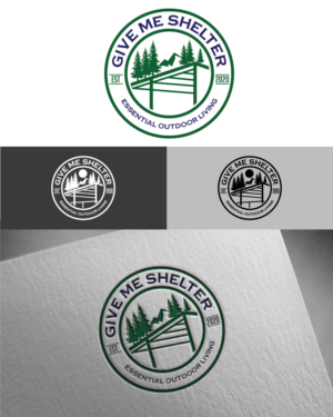 Give me Shelter, Essential outdoor living, EST 2020 | Logo Design by Graphic Bricks