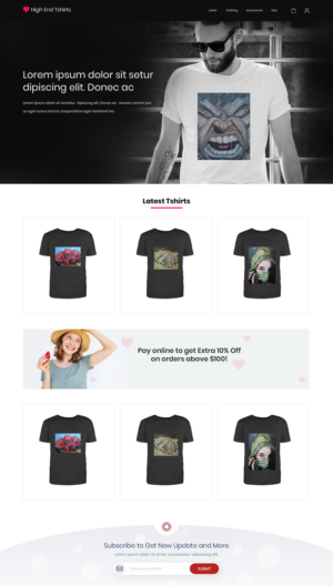 High End street inspired apparel  | Web-Design von Tpith