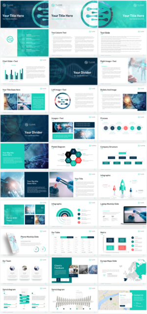 Tune Therapeutics is a biotech company that needs a powerpoint theme. | PowerPoint-Design von Imazing