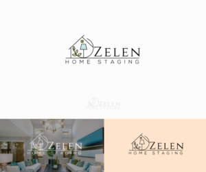 Zelen Home Staging | Logo Design by step forward 2