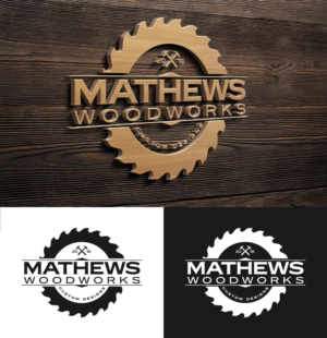 Mathews Woodworks | Logo Design by ACK Design