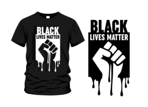 African American Lives Matter In The US | T-shirt Design by OR-PiXEL STUDIO ™