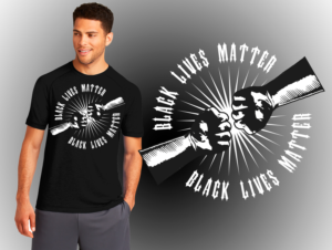 African American Lives Matter In The US | T-shirt Design by Al Pech