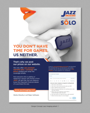 Dental X-Ray equipment company needs a 1 Full page ad creative for several industry magazines. | Advertisement Design by D Creative