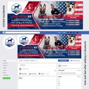 Trendy, rustic, patriotic Facebook Design!  | Facebook Design by TSU Creations