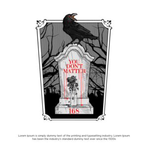 Crow Design for Hustle 168 | T-shirt Design by cahayafatimah