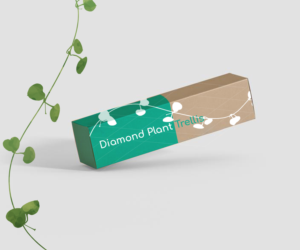 Packaging Design needed for a diamond indoor plant trellis. | Verpackungs-Design von Hania.tarabishy