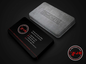 Concrete Finishing business needs new business card and a logo design | Visitenkarten-Design von Riz'