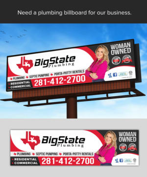 Need a plumbing billboard for our business. | Werbetafel-Design von ARTOGRAPHY