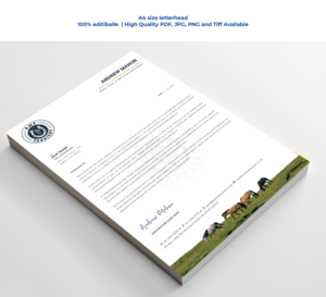 AMF Farriery  | Letterhead Design by Expert Designer