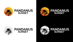 Pandanus Sunset | Logo Design by TSU Creations