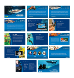 The Aquarium Vet PowerPoint Design | PowerPoint Design by rkailas