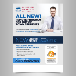 Out of town New Masters of  Accounting  | Flyer-Design von Designers Hub