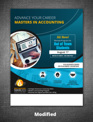 Out of town New Masters of  Accounting  | Flyer-Design von rug