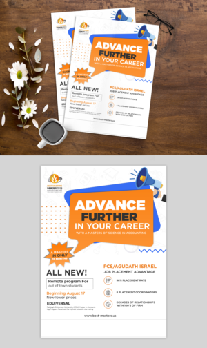 Out of town New Masters of  Accounting  | Flyer-Design von ZeneFashions