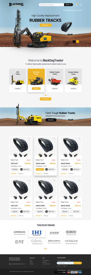 Revamp BlackDogTracks.com | Web-Design von Shijo John