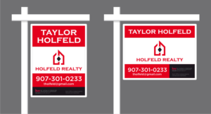 Real Estate Listing Signs for standard Yard arms  | Schilder-Design von Atvento Graphics