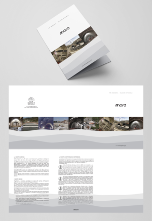 Brochure for a civil enineering company in A4 format | Broschüren-Design von senja