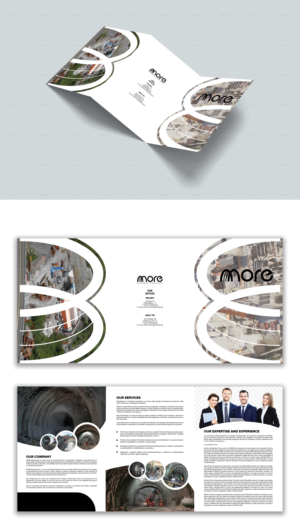 Brochure for a civil enineering company in A4 format | Broschüren-Design von Shumaila Kiran