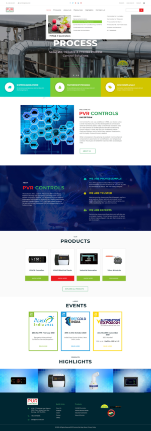 PVR Website revamping | Web Design by Expert Designer