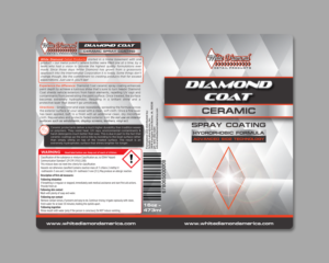 Schultz Labs 'Diamond Coat' Label  | Label Design by vpt_creations