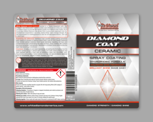 Schultz Labs 'Diamond Coat' Label  | Label Design by vpt_creations