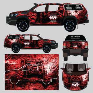 Car Wrap Design by Ashley Erasmus