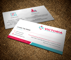 Business Card Design for an international medical business | Business Card Design by Riz'