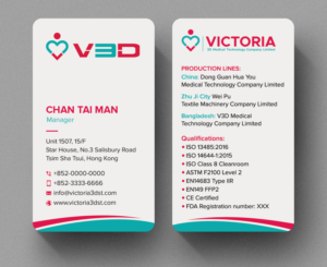 Business Card Design for an international medical business | Business Card Design by sabbir049