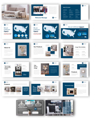 Furniture Wholesaler PowerPoint Template Refresh | PowerPoint Design by joseborgesbarboza 2