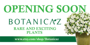 Opening Soon Sign for New Rare Plant Business | Signage Design by rkailas