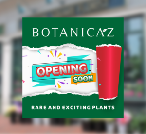 Opening Soon Sign for New Rare Plant Business | Signage Design by OwnDesign