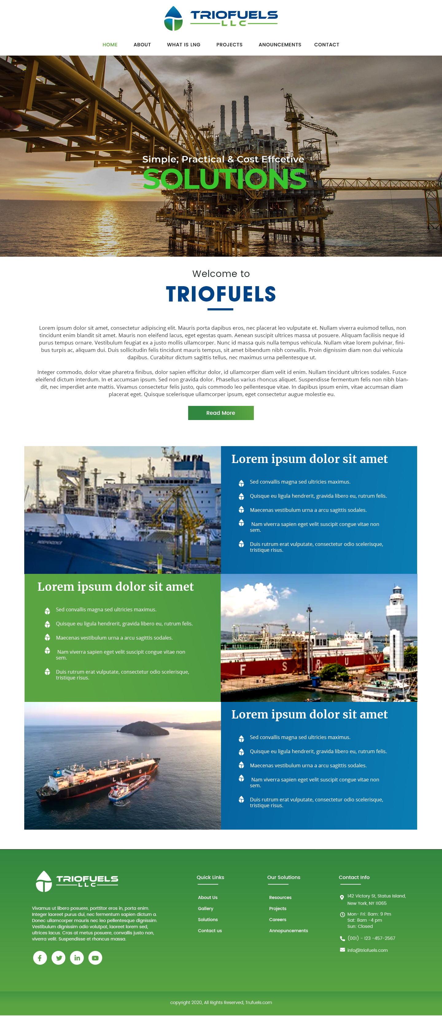 Web Design by Expert Designer for TrioFuels LLC | Design #25010739