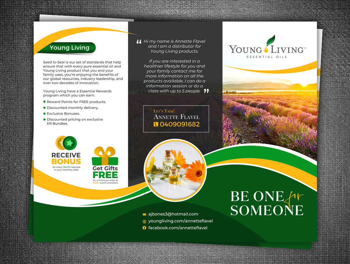 Flyer Design by rug for Young Living | Design #25012880