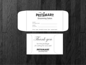 SMALL TIP ENVELOPES thank you for the privilege of caring for your pet  | Envelope Design by Atvento Graphics