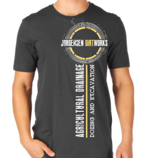 Jorgensen Dirtworks Logo | T-shirt Design by creative gravity