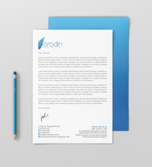 Borodin Legal | Letterhead Design by R.design