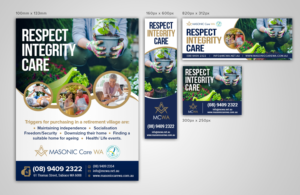 Graphic Design by SAI DESIGNS for Masonic Care WA | Design #25039964