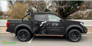 Phil Winterton Photography New Nissan Car | Car Wrap Design by Azhoeck