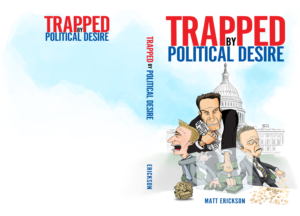 Book Cover--Trapped by Political Desire | Graphic Design by hektorsty